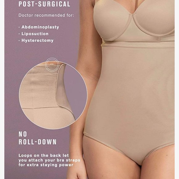NWT Victoria's Secret Leonias Post-surgical & high-waisted shaper. Color beige - Picture 5 of 11